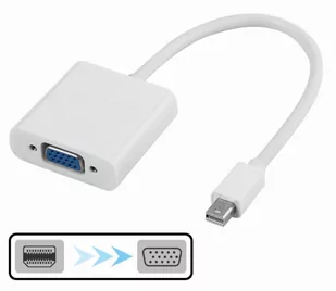 HQ miniDP Displayport thunderbolt na Vga MacBook - Adaptery i przejściówki - miniaturka - grafika 4