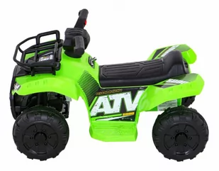Quad Storm na akumulator dla dzieci Zielony + Silnik 25W + MP3 USB + LED - Pojazdy elektryczne dla dzieci - miniaturka - grafika 4