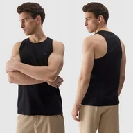 Koszulki męskie - T-shirt 4f Koszulka Męska Bez Rękawów Top Tank Bawełniana Sportowa Ss24 - miniaturka - grafika 1