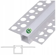Akcesoria do oświetlenia - Profil Led Aluminiowy Do Płyt Gk Gipsowych 1M - miniaturka - grafika 1