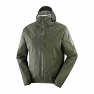 Kurtki i kamizelki sportowe damskie - Kurtka Salomon Bonatti Waterproof Forest Night - miniaturka - grafika 1