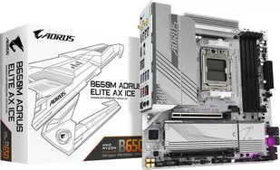Płyta główna Płyta główna Gigabyte B650M AORUS ELITE AX ICE - Płyty główne - miniaturka - grafika 1