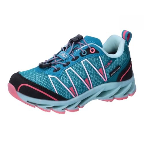 CMP Dziecięce buty sportowe Altak Trail WP 2.0, unisex dla dzieci i młodzieży, Teal Gloss, 29 EU