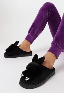 Czarne Kapcie Orith - Kapcie damskie - miniaturka - grafika 1