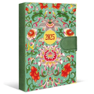 Kalendarz książkowy 2025 dzienny B6. Natura Kwiaty Zielone - Kalendarze - miniaturka - grafika 1