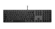 Klawiatury - LMP 24272 USB AZERTY Francuski Szary 24272 - miniaturka - grafika 1
