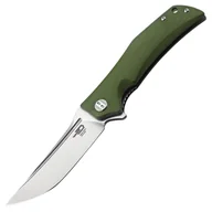 Noże - Nóż składany Bestech Scimitar Army Green G10, Stonewashed/Satin D2 (BG05B-1) - miniaturka - grafika 1