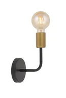 Lampy ścienne - Gino kinkiet czarno złoty 32384 Sigma - miniaturka - grafika 1