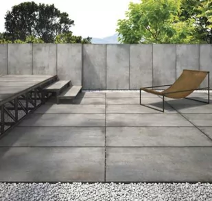 Gres tarasowy 20mm Light Grey 100x100 2cm Gat.II - Budowa OUTLET - miniaturka - grafika 1