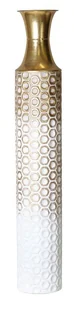 Ewax, Duży wazon metalowy Sześciokąty SP21W703L, 14,5x13x88 cm - Wazony i flakony - miniaturka - grafika 1