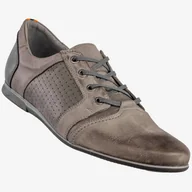Półbuty męskie - Półbuty Wizytowe Męskie Skórzane Buty Eleganckie Popiel Rosetti 346 42 Popiel - miniaturka - grafika 1