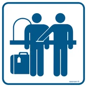 Systemy ekspozycyjne i znaki informacyjne - RA112 UWAGA KIESZONKOWCY, PN - PŁYTA PCV 1MM; (150X150MM) - miniaturka - grafika 1