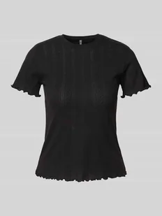 T-shirt o kroju regular fit z mieszanki bawełny model ‘FIA’ - Koszulki i topy damskie - miniaturka - grafika 1