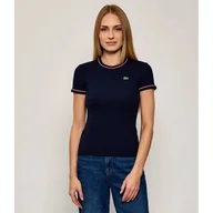 Koszulki i topy damskie - Lacoste T-shirt Slim Fit - miniaturka - grafika 1
