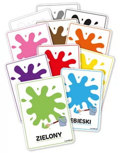 LearnHow Plansze eukacyjne A4 - Kolory 11 kart - Edukacja przedszkolna - miniaturka - grafika 1