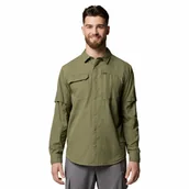 Koszule męskie - Męska koszula Columbia Skien Valley Long Sleeve Shirt stone green - L - miniaturka - grafika 1