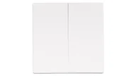 Wyłączniki światła i elektryczne - Eaton xcomfort radiowy przełącznik kołyskowy, 2-krotnie neutralny, 55 X 55 MM, czysta biel matowa, cwiz-02/01 (126046) 126046 - miniaturka - grafika 1