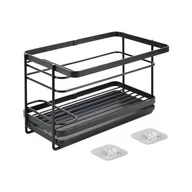 Pozostałe akcesoria kuchenne - Samoprzylepny metalowy stojak na akcesoria do mycia naczyń Tokyo Lava – Metaltex - miniaturka - grafika 1