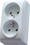 Gniazdka elektryczne - Ospel Ospel Bis - Gniazdo podwójne GN-2BZ/00 - miniaturka - grafika 1