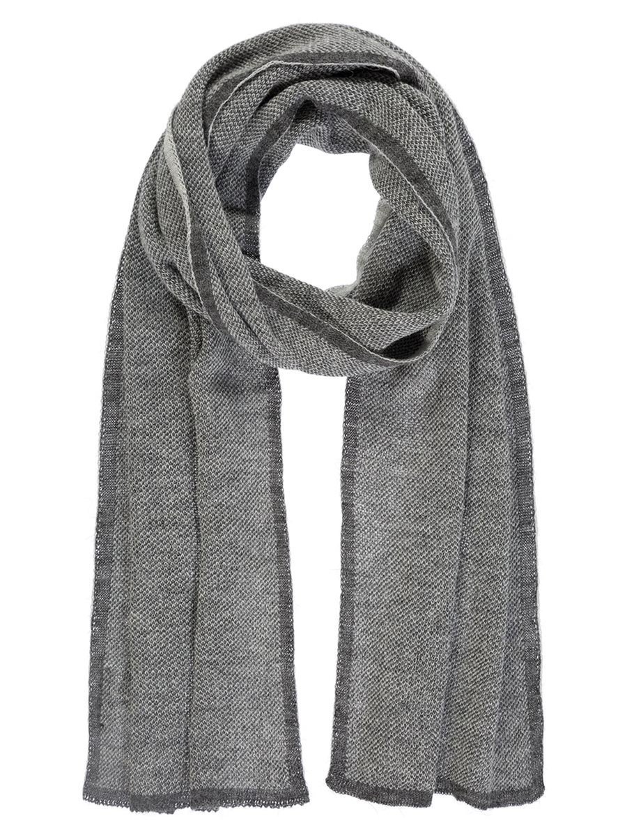 Szalik dwukolorowy szary Passigatti