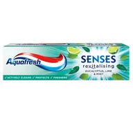 Pasty do zębów - AQUAFRESH Senses Revitalising pasta do zębów Eucalyptus 75ml - miniaturka - grafika 1