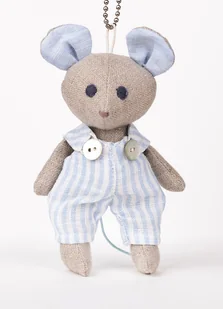Mysz Darek lniany brelok XS maskotka lala - Maskotki i pluszaki Mysz Darek lniany brelok XS maskotka lala - Maskotki i pluszaki - miniaturka - grafika 1