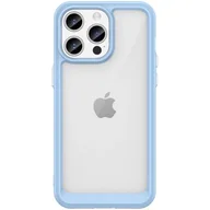 Etui i futerały do telefonów - Etui HURTEL Outer Space Case do Apple iPhone 15 Pro Przezroczysto-niebieski - miniaturka - grafika 1