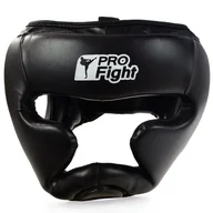 Kaski bokserskie i maski - Profight, Kask bokserski, senior 705 PU, czarny - miniaturka - grafika 1