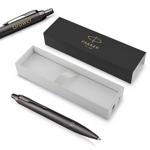 Długopis Parker IM Monochrome Bronze z grawerem - Zestawy piśmiennicze - miniaturka - grafika 1