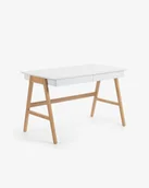 Krzesła - INGO La Forma Biurko  Mdf White Oak Wood Cc0524m46 75,0x120,0x70,0/Biurko - miniaturka - grafika 1