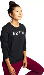 Koszulki i topy damskie - t-shirt damski BURTON BRTN LS TEE True Black - grafika 1
