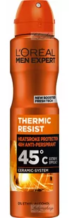 L''Oréal - MEN EXPERT - THERMIC RESIST - HEATSTROKE PROTECTION 48H ANTI-PERSPIRANT - Antyperspirant w areozolu dla mężczyzn - ochrona w wysokich temperaturach do 48H - 250 ml - Dezodoranty i antyperspiranty męskie - miniaturka - grafika 1