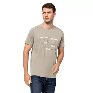 Koszulki męskie - T-shirt męski PACK & GO TRAVEL T M dusty grey - S - grafika 1