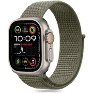 Akcesoria do smartwatchy - Pasek TECH-PROTECT Nylon do Apple Watch 6/7/8/9/10/SE/Ultra 1/2 (44/45/46/49mm) Zielony - miniaturka - grafika 1