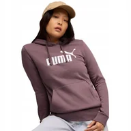 Bluzy damskie - Bluza damska Puma ESS No.1 Logo Hoodie FL wrzosowa 682389 88 S - miniaturka - grafika 1