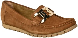 Mokasyny Simen 5201A W.Brąz Skóra Naturalna_TN - SIMEN - Mokasyny damskie - miniaturka - grafika 1