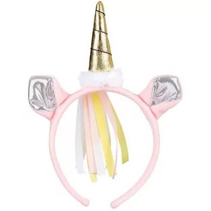 Souza! Opaska do włosów Jednorożec z uszkami, grzywą i rogiem - Dodatki do strojów karnawałowych - miniaturka - grafika 2