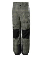 Spodnie narciarskie - Helly Hansen Spodnie narciarskie "Powder" w kolorze szaro-beżowo-czarnym - miniaturka - grafika 1