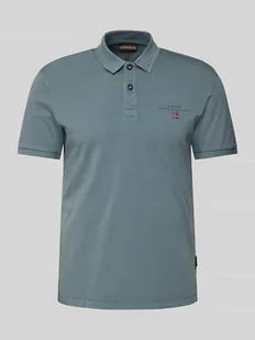 Koszulka polo o kroju regular fit z wyhaftowanym logo model ‘elbas’ - Koszulki męskie - miniaturka - grafika 1