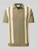 Koszulki męskie - Koszulka polo z dekoltem w serek model ‘MATTIS’ - miniaturka - grafika 1