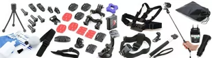 Zestaw Xxl Akcesoria Uchwyty Do Gopro Hero 4 Hero4 - Paski, szelki, uprzęże foto - miniaturka - grafika 1