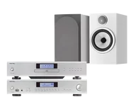Zestawy stereo - Rotel A14 MkII (srebrny) + CD14 MkII (srebrny) + 706 S3 (biały) - miniaturka - grafika 1