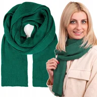 Apaszki i szaliki damskie - Zimowy szalik DAMSKI CIEPŁY szal polski elegancki na zimę jesień wełniany - miniaturka - grafika 1