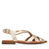 Sandały damskie - Sandały Pikolinos Algar W0X-0556Cl Złoty - miniaturka - grafika 1