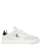 Sneakersy damskie - Calvin Klein Jeans Sneakersy Classic Cupsole Mg Su YM0YM01300 Biały - miniaturka - grafika 1