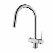 Baterie kuchenne - Blue Water Cyrus chrom Bateria kuchenna z podłaczeniem do fitrów z wyciąganą wylewką CYRUS CHROM - miniaturka - grafika 1