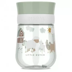 Mepal Kubek dziecięcy treningowy do nauki picia Mio Little Farm 108018565399 300 ml - Kubki dla dzieci - miniaturka - grafika 1