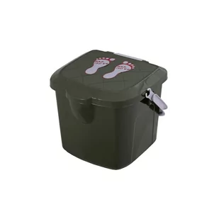 Branq WIADRO TABORET 15,5L ZIELONE 1307 - Miotły, szufle, mopy - miniaturka - grafika 1