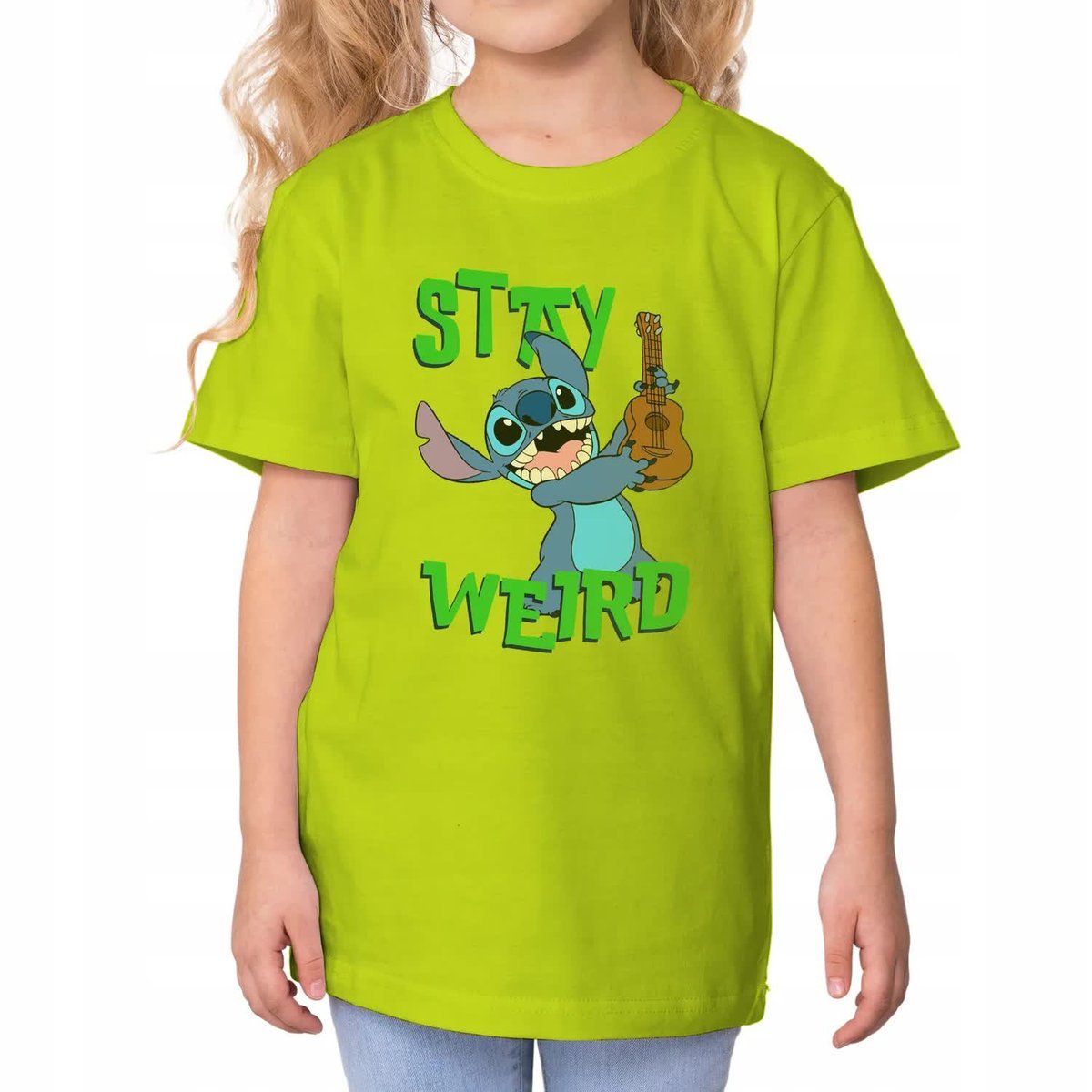 Koszulka Dziecięca Limonka STICH LILO Ohana Wz 134