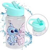 Shakery i bidony sportowe - DISNEY Andzia i Stitch Butelka z ustnikiem i rączką, bidon szkolny dla dziewczynki 450ml - miniaturka - grafika 1